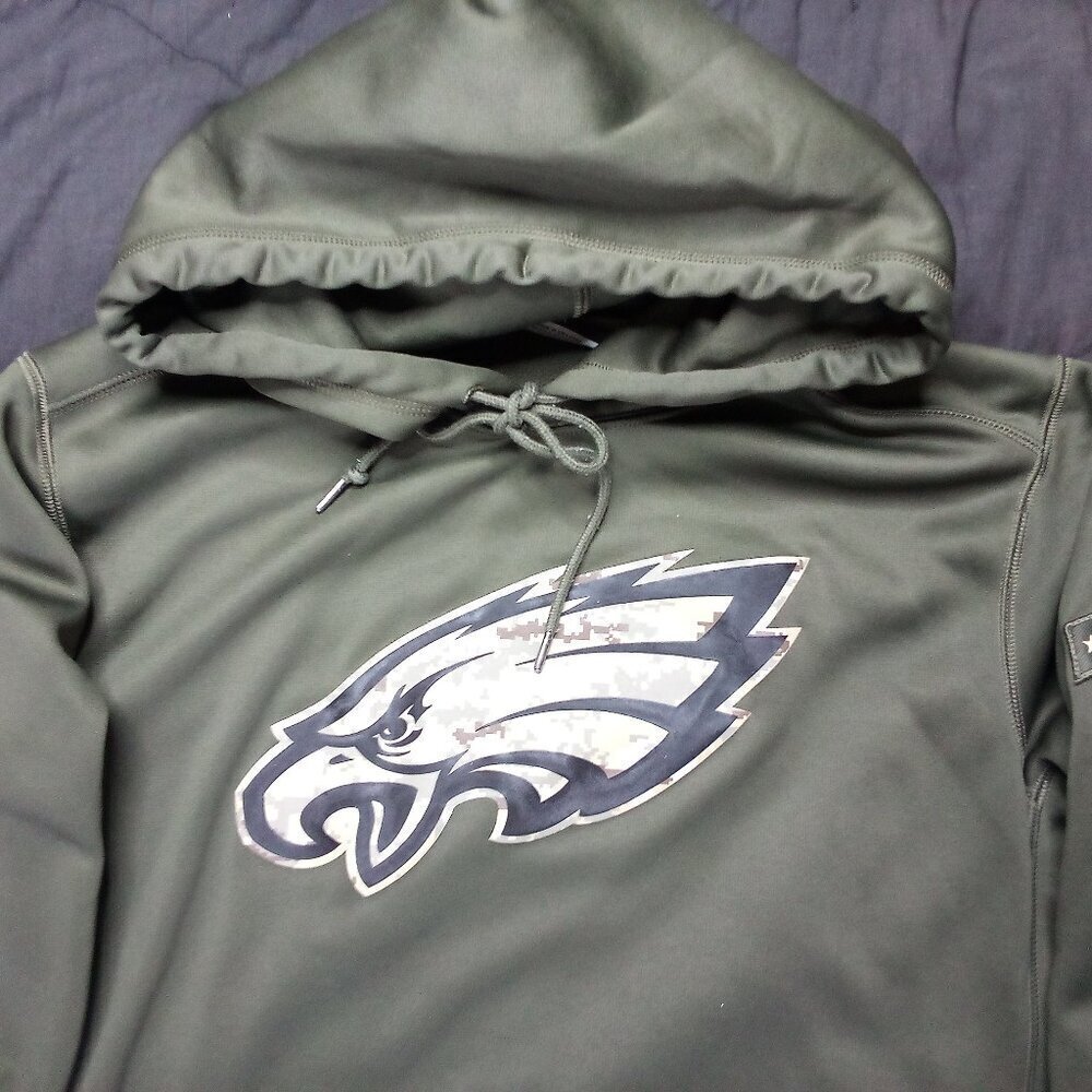 Nike Therma-Fit Philadelphia Eagles Salute To Service Hoodie Sweatshirt